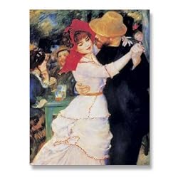 Danse a la Bougival - Box Set of 12 Greeting Cards and Matching Patterned Envelopes