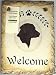 Chocolate Lab Labrador Retriever 6x8 Hanging Welcome Slate