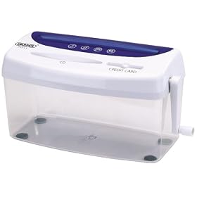 Draper 3 in 1 Cross Cut Hand Shredder