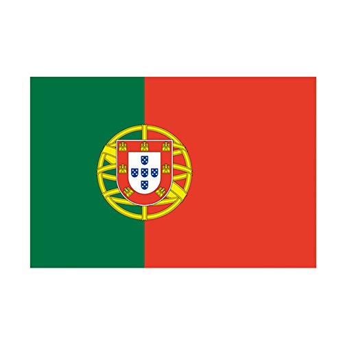 Taffstyle® Fanartikel Fussball Weltmeisterschaft 2014 WM & EM Länder Flagge Fahne 150cm x 90 cm mit Metallösen – Portugal