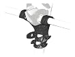 Thule 955 No-sway Cage Accessory for Hitch and Cradle Bike Racks (2 Pack)