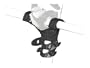 Thule 955 No-sway Cage Accessory for Hitch and Cradle Bike Racks (2 Pack)