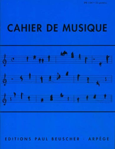 Partition : Cahier de musique pb 120