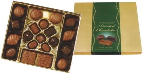 Assorted Chocolates Milk &amp; Dark No Sugar Added Gertrude Hawk