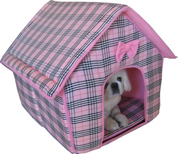 New Collapsible Pet Dog Puppy Cat Kitten Bed Shelter House