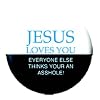 Official Merchandise Mini Anstecker - Jesus Loves You