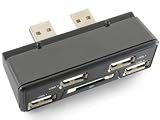 PS3 4-Port USB Hub Controller Expander with SD Card Reader