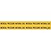 Brady 7190-4, 90260 Self-Sticking Vinyl Pipe Marker, (Pack of 50 Cards)