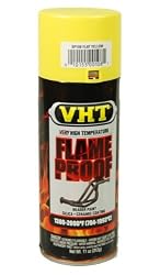 VHT Flat Yellow Aerosol Spray Flameproof Very High Temp Coat