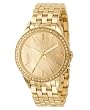 DKNY #NY4757 Women's Gold Tone Oversized MOP Dial Watch