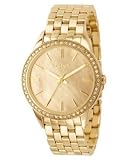 DKNY #NY4757 Women's Gold Tone Oversized MOP Dial Watch