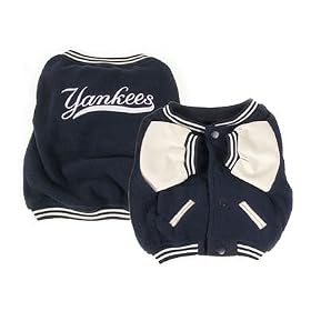 New York Yankees Dog Varsity Jacket Coat Official MLB - Size XS