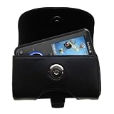 Horizontal Leather Case with Belt Clip/Loop for the Sandisk Sansa E250