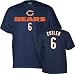 Jay Cutler Reebok Name and Number Chicago Bears T-Shirt - Small
