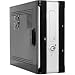 Electronics : Shiny Silver/Black 832 Super Slim Micro Case with PSU