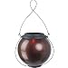 Royce Lighting RLCA5158C-23 Outdoor Portable Candle Lantern with Copper Candle Holder in Oil Rubbed Bronze Finish