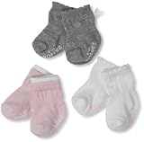 Robeez Baby-Girls Newborn 3 Pack Girly Girl Basics R3156 Size 0-6 Months