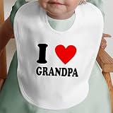 Personalized Baby Bib - I Love You