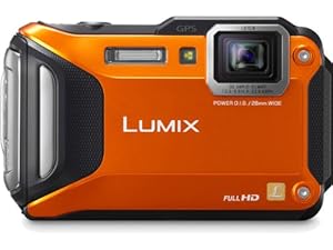 Panasonic Lumix DMC-TS5 16.1 MP Tough Digital Camera with 9.3x Intelligent Zoom (Orange)