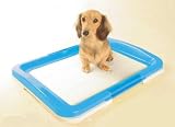 GSI Pet-Friendly Private Toilet Potty Tray For Smaller Dogs And Puppys - Great Pet Training Behavioral Tool Colors may Vary