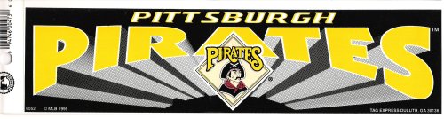 PITTSBURGH PIRATES MLB decal bumper sticker