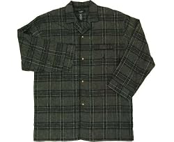 Nautica Men's Catskill Plaid Flannel Long Sleeve Camp Shirt