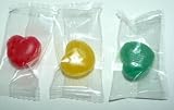 300 Stück Herz-Bonbons - Herz Candy einzeln verpackt