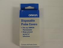 Omron Digital Thermometer Probe Covers for All Pencil Style Box Of 50 - Omron 0007PROB