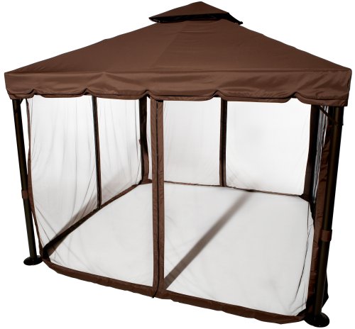 Outdoor Decor, Strathwood Gazebo with Mesh Cover