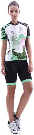 Monton 2013 Lotus Carp Women's Bike Breathable Specialed Cycling Jersey+ Short Pants (L)