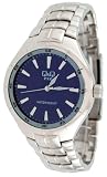 Q&Q #5002-202Y Men's Silver Tone Sports Analog Watch
