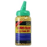 Flying Colors 2000ct Premium w/Round Feeder Bottle Airsoft BBs - .12g - Yellow