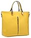 Heshe® Fashion Women Leather Top-handle Tote Cross Body Shoulder Bag Messenger Purse for Lady Simple Style