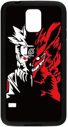 MeowStore Make Japan Cartoon Hokage Ninjia Naruto vs Fox Phone Case For Samsung Galaxy S5 Black