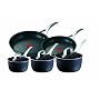 Tefal Jamie Oliver Hard Anodised 5 Piece Saucepan/Frying Pan Set
