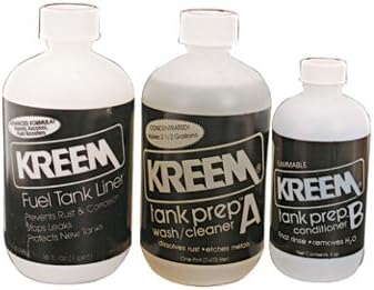 Combo Pack (1 pint of Prep A, 1 / 2 pint of Prep B & 1 pint of Tank Liner), Sold as Kit-BY-Kreem