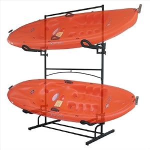 Click to read our review of SpareHand Malibu Plus Dual Kayak Storage Rack