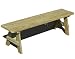 40'' Treated Pine Traditional Table Bench