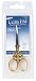 Allary Ultra Fine Gold Scroll Embroidery Scissors