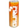 Guru Juicy Tangerine Energy Drink, 100% Natural, 12-Ounce Cans (Pack of 24)