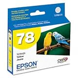 Genuine Epson T078420 Claria Hi-Definition Yellow Ink Cartridge (Office Product) newly tagged