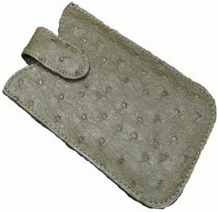 Keydex® Iphone Ostrich Leather Pouch (Green)