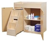 Changing Table with Slide Out Steps