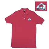 Colorado Avalanche NHL Classic Pique Polo Shirt (Cabernet) at Antigua