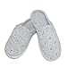 totes ISOTONER Womens Terry Scalloped Embroidered Clog Slippers, XL, Pink