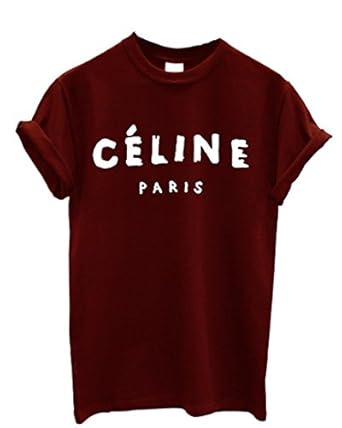 Amazon.com: Celine Paris Unisex T Shirt Top R