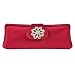 Merona&reg; Box Clutch with Jewels - Red