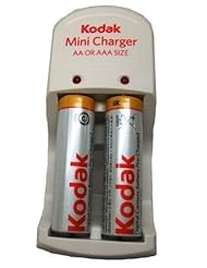 Photography: Kodak Mini Charger for "AA" or "AAA", includes 2 Kodak "AA" Rechargeable Batteries (Bulk) - Kodak