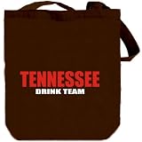 Tennessee Drink Team Usa States Tote Bag (Brown, Canvas, Unisex)
