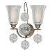Minka Terzetto 2 Light Sconce in Bronze Finish 4502-292